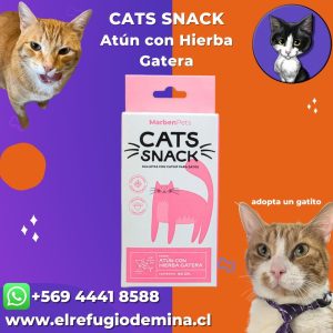 Cats snack Atún con hierba gatera