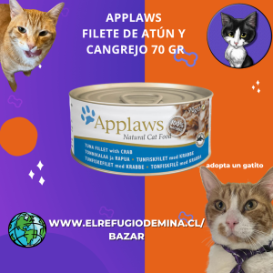 Applaws filete de atún con cangrejo 70 gr