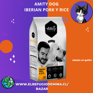 Amity iberian pork y rice 15 kg