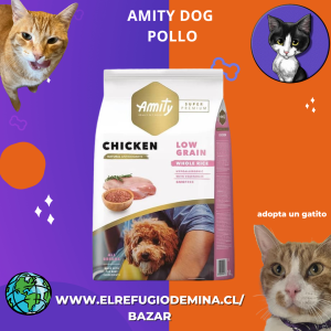 Amity low grain pollo dog 14 kg