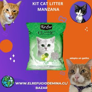 Kit cat litter  manzana 7 kg