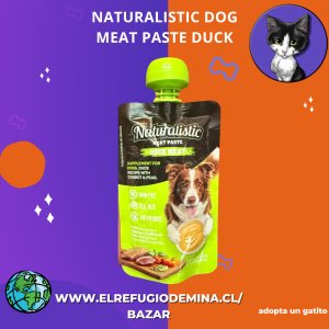 Naturalistic dog meat paste duck